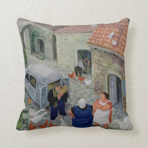 Le Boulanger Throw Pillow