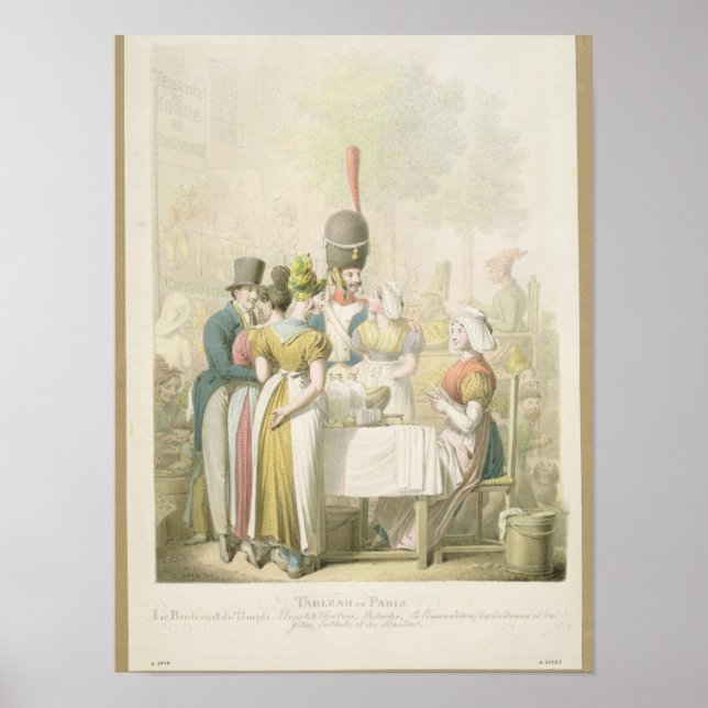 Le Boulevard du Temple, de Tableau de (Devant)