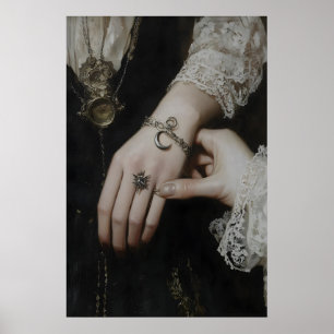 Le Bracelet Charme Dark Academia Art Mural
