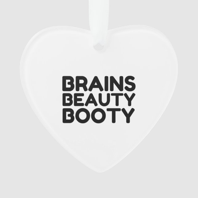 LE BRAINS BEAUTY BOOTY FUNNY CITE (devant)