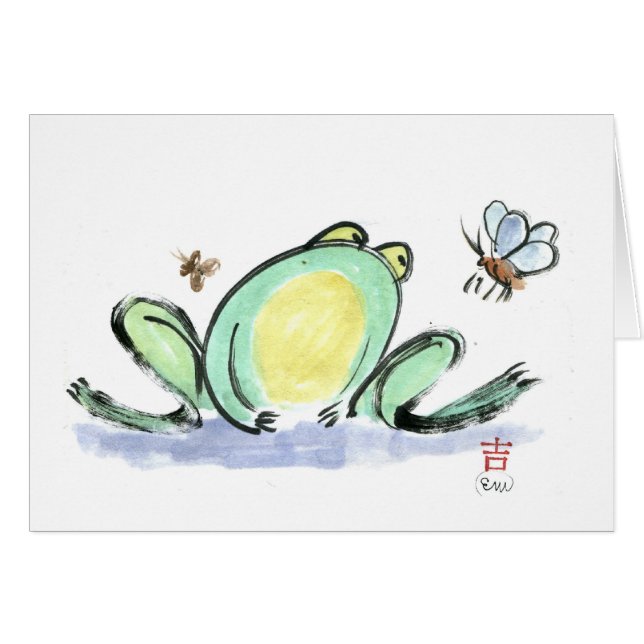 Le brunch de la grenouille (Devant horizontal)