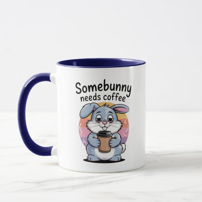 Le Bunny A Besoin De Mug De Café (Gauche)