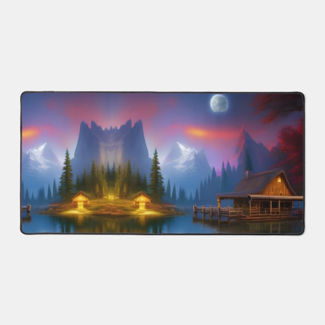 Le Cabine de la pêche dans l'anse sous la lune (Recto)