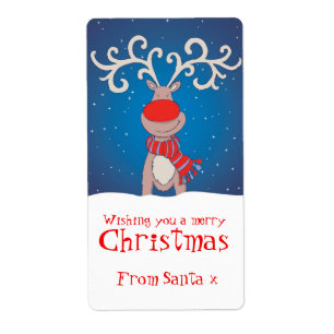 Le cadeau de Noël marque le bleu