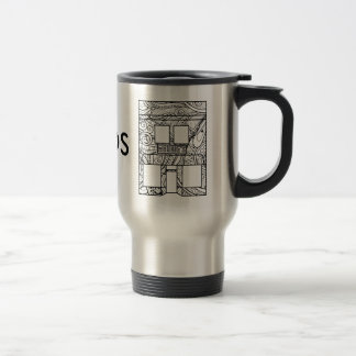 Le café d'Augie - tasse d'acier inoxydable