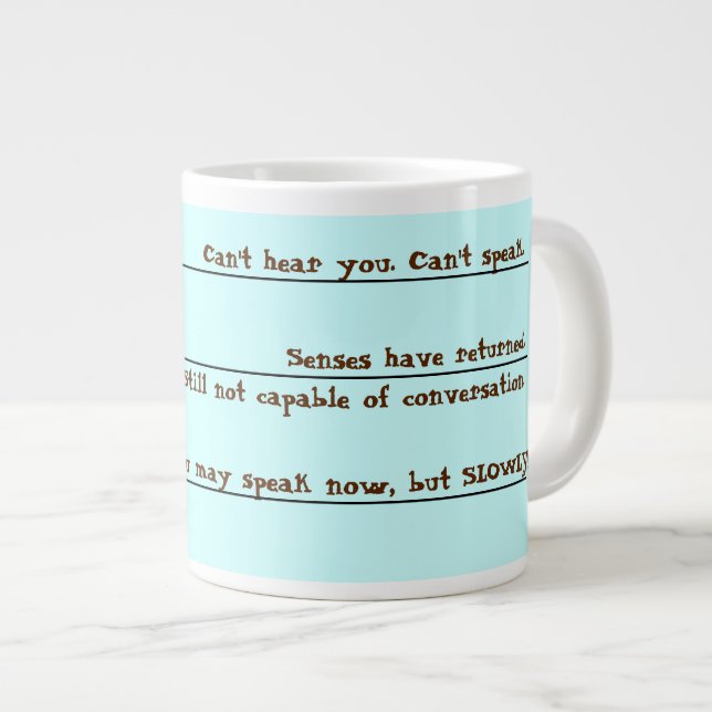 Le café drôle réveillent la tasse (Devant droit)
