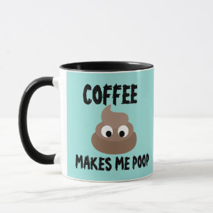 LE CAFÉ ME FAIT ALLER À LA SELLE MUGS TASSE TASSE