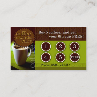 Le café récompense la carte