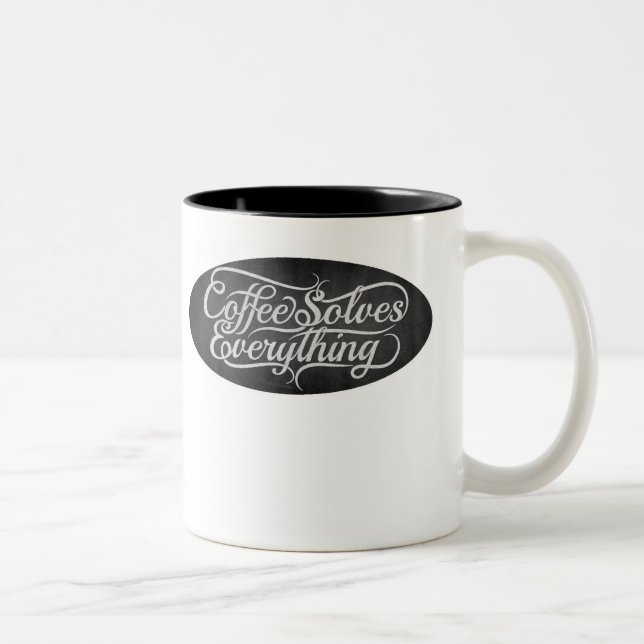 Le café résout tout tasse (Droit)