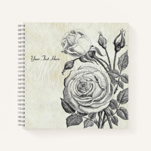 Le cahier de notes du jardin secret de la rose