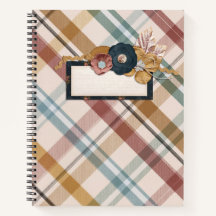 📘 Le cahier spirale à carreaux plaid Heritage Gol