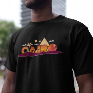 Le Caire Lettres Avec T-Shirt En Chameaux