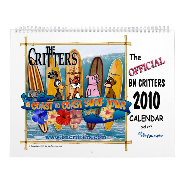 Le calendrier 2010 de créatures de MILLIARD (Protection)