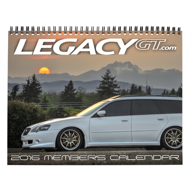 le calendrier 2016 du membre de LegacyGT.com (Protection)