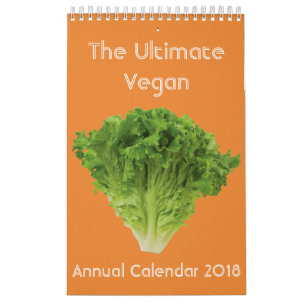 Le calendrier annuel végétalien final 2018