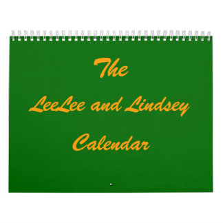 Le calendrier de LeeLee et de Lindsey