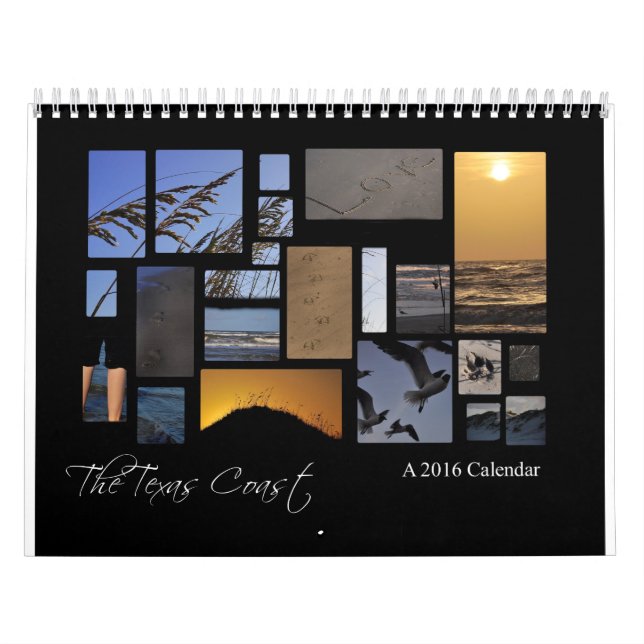 Le calendrier de plage de côte du Texas, un (Protection)