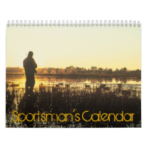 Le calendrier du sportif - chassant l'année ronde