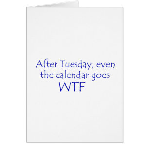 Le calendrier va wtf