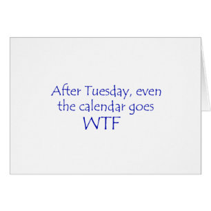 Le calendrier va wtf