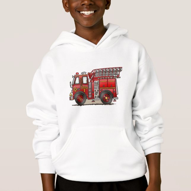 Le camion de pompiers d'échelle badine le (Devant)