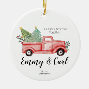 Le Camion Rouge, premier Noël ensemble ornement
