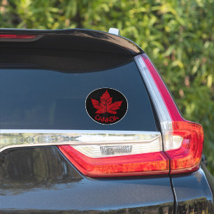 Le Canada affiche des autocollants Vintages canadi