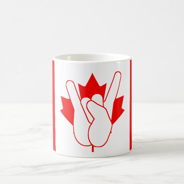 Le Canada bascule la tasse de café (Centre)