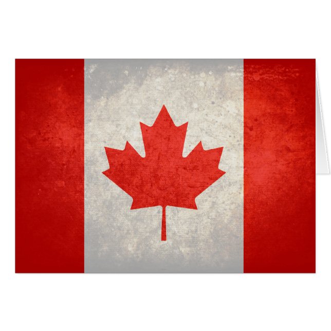 Le Canada ; Drapeau canadien (Devant Horizontal)