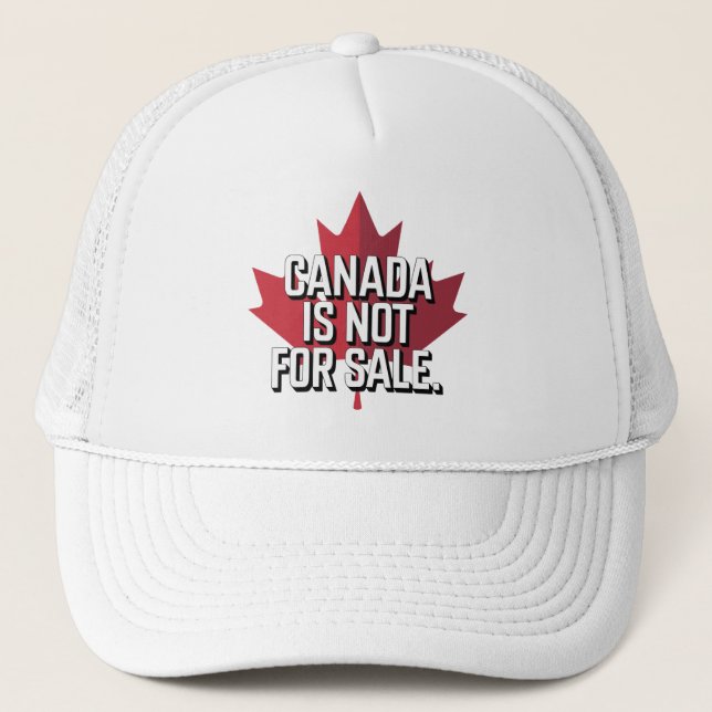 Le Canada n'est pas à vendre Casquette (Devant)