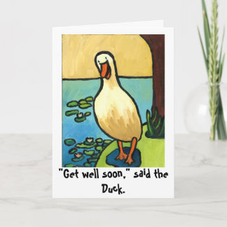le canard obtiennent bientôt la carte bonne