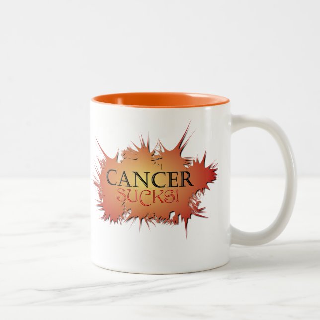 Le Cancer suce la tasse de café (Droit)
