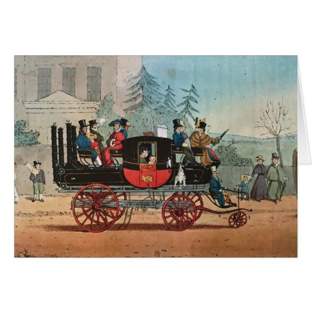 Le car de vapeur (Devant horizontal)