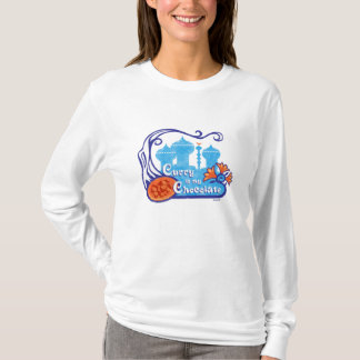 Le "cari est T-shirt de mon chocolat" en Aqua