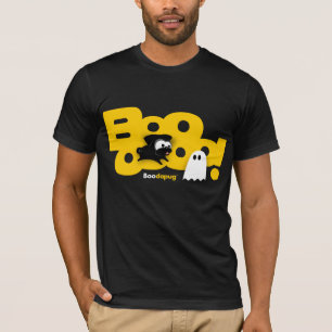 Le carlin noir huent ! T-shirts foncé