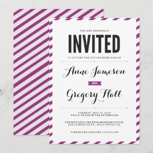 Le carnaval de Violette en Faire-part de mariage m