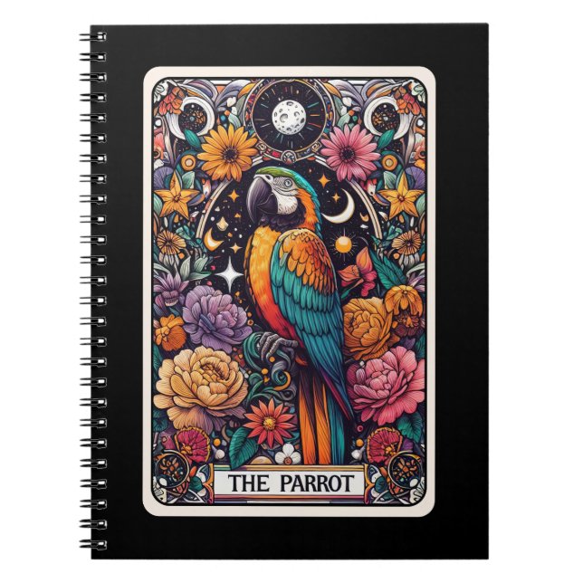Le Carnet de la carte Tarot Parrot Spirit (Devant)