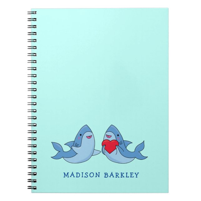 Le Carnet de Shark Kid's Cute Kawaii (Devant)