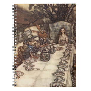 Le carnet fou d'Arthur Rackham de thé de chapelier