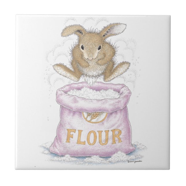 Le carreau de céramique de HappyHoppers® (Devant)