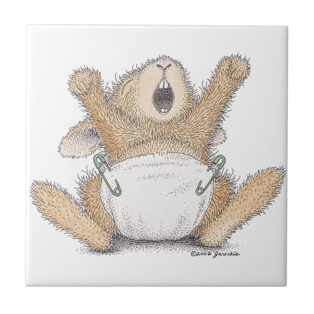 Le carreau de céramique de HappyHoppers® (Devant)