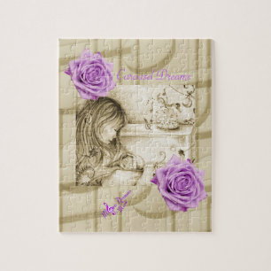 Le carrousel rêve le puzzle vintage de photo de