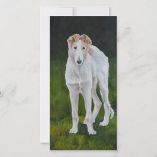Le Carte de remerciements d'art des Chiots de Borz