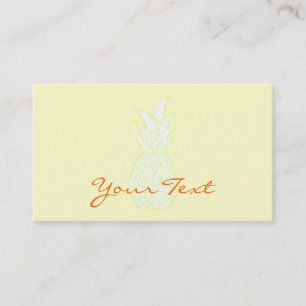 Le carte de visite d'ananas