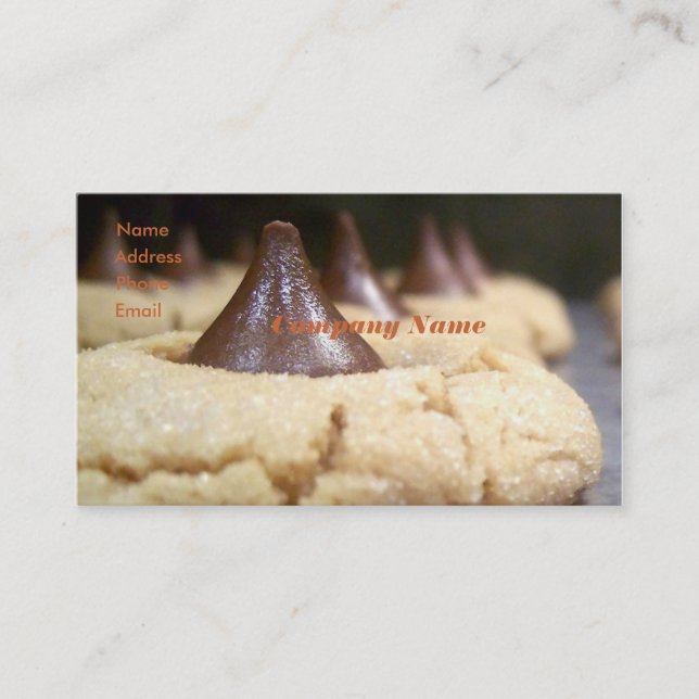 Le carte de visite de Baker (Devant)