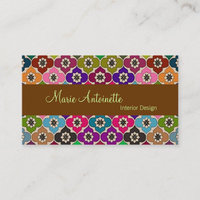 Le carte de visite de ~ d'OPTION de COULEUR de (Devant)