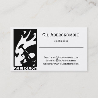 Le carte de visite de Gil (paquet de 100)