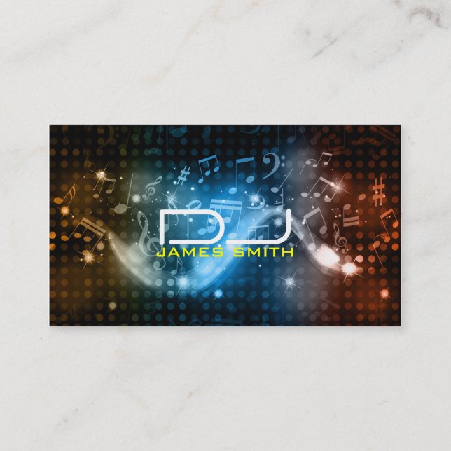 Le carte de visite du DJ (Devant)