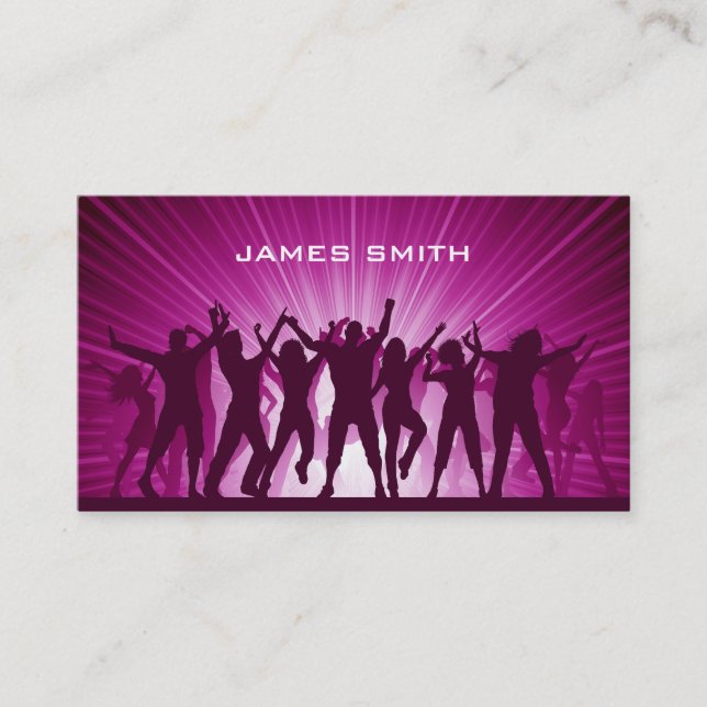 Le carte de visite du DJ (Devant)