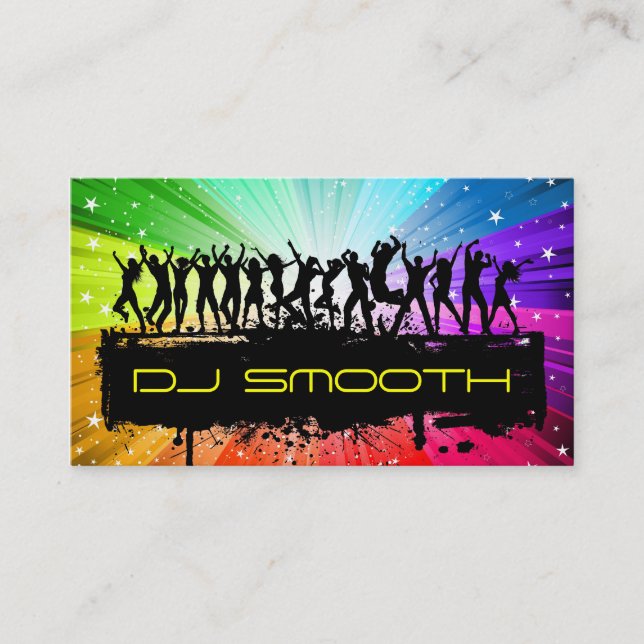 Le carte de visite du DJ (Devant)